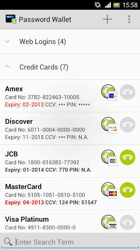 Password Wallet - Pwd Manager 3 تصوير الشاشة