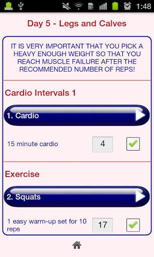 The Mega Cutting Workout Plan screenshot 3
