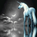 Unicorn Water and Moon Live Wa icon