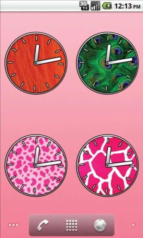 Animal Clocks - FREE 1 تصوير الشاشة
