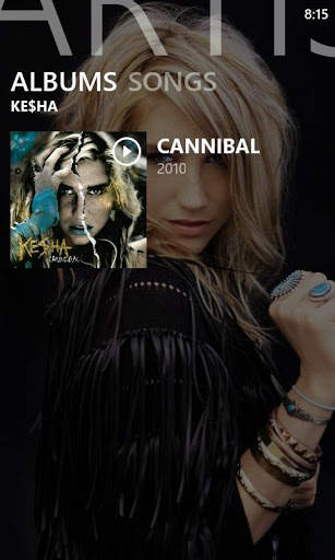 Zune UberMusic Skin screenshot 2