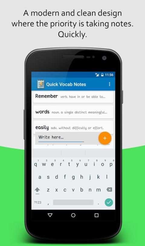 Quick Vocabulary Notes (beta) screenshot 4