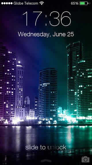 iOS 7 Lockscreen HD screenshot 1