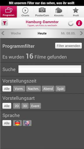 CinemaxX screenshot 4