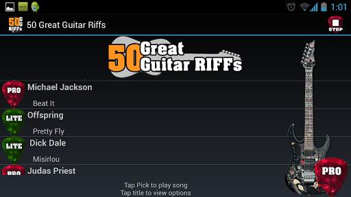 50 Rock &amp; Heavy Guitar Riffs screenshot 3