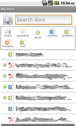 My Docs - Google Docs screenshot 2