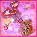 Pink Love Bear Live Wallpaper 1.0