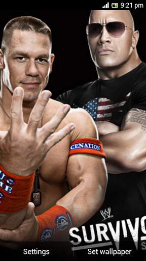 WWE John cena and The rock स्क्रीनशॉट 1