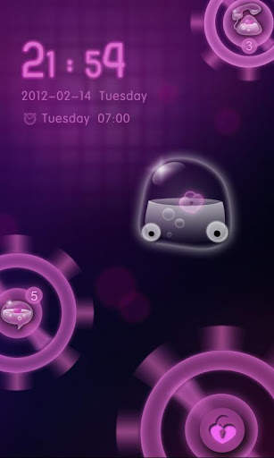 GOLocker BloodySweetLove Theme screenshot 1