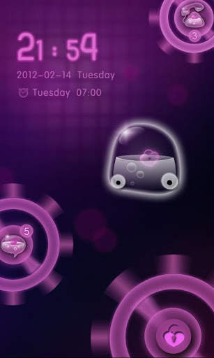 GOLocker BloodySweetLove Theme screenshot 4