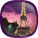 Rainy Paris Live Wallpaper icon