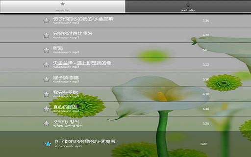 CC music widget screenshot 2