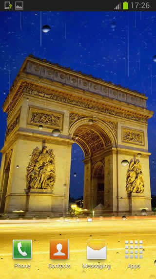 Rainy Paris Live Wallpaper screenshot 3