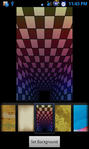 App Drawer Backs 1 Go Launcher screenshot 1