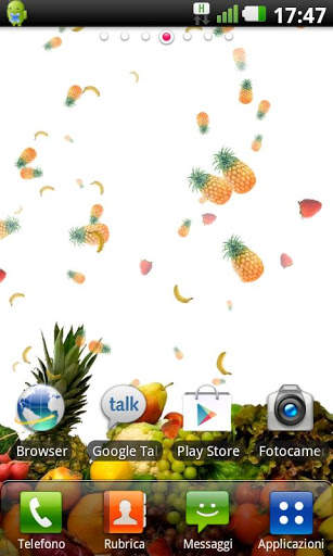 Fruits live wallpaper screenshot 1