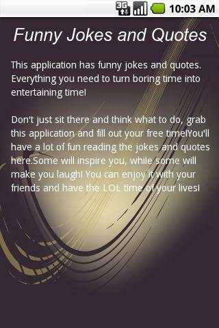Funny Jokes And Quotes screenshot 2