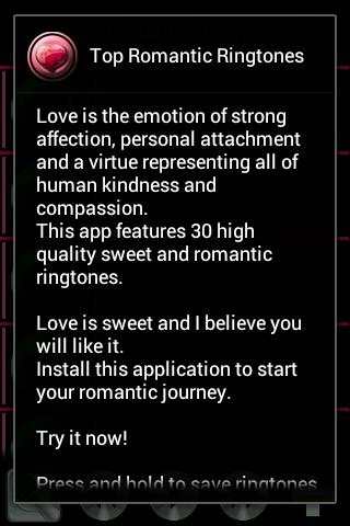 Top Romantic Ringtones screenshot 5