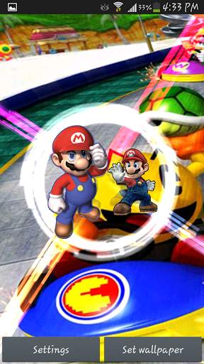Super Mario Live Wallpaper screenshot 1