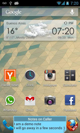 CallerID Notes Lite screenshot 4