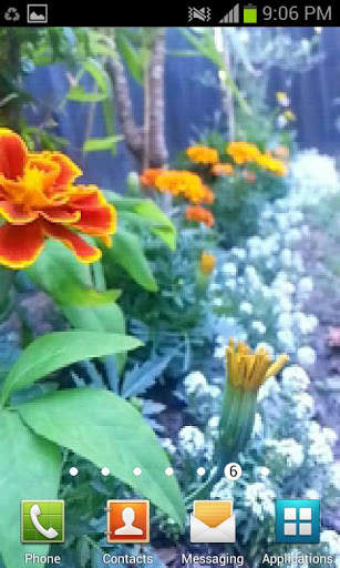 3D Garden Live Wallpaper Free screenshot 1