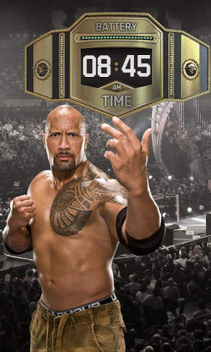 The Rock WWE Champion HD LWP screenshot 1