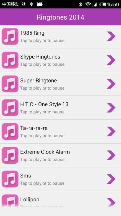 Popular Ringtones In 2014 screenshot 1