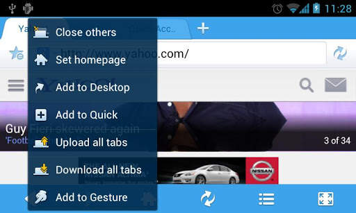 Maxthon for Pioneer AppRadio screenshot 5