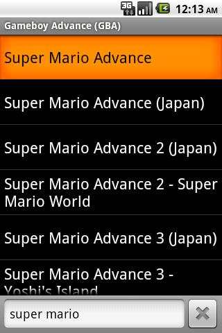 Emulator Game List screenshot 2