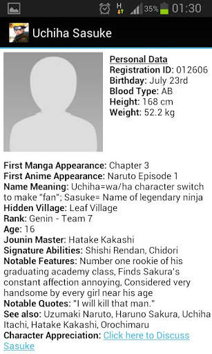 Naruto Reader (All In One) screenshot 3