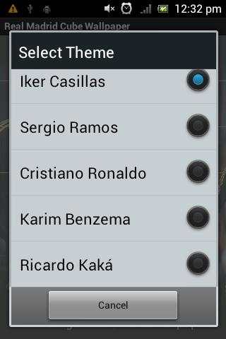 Real Madrid 3D Cube Wallpaper screenshot 5