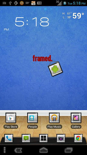 GO Launcher EX Theme - Framed screenshot 2
