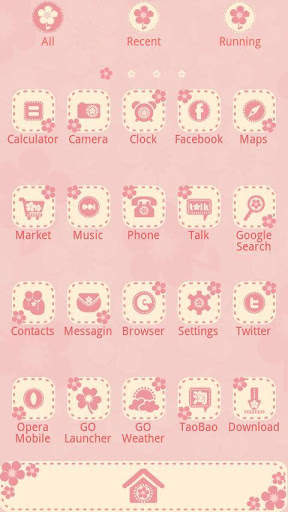 Flower Love_GO Launcher Theme screenshot 3