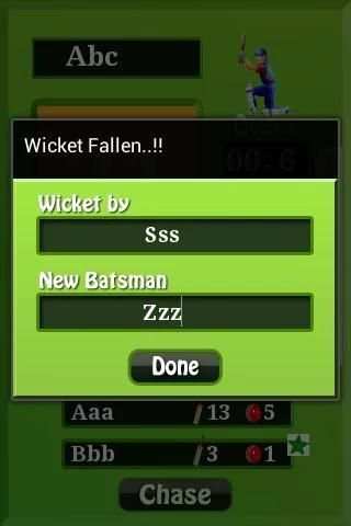 Cricket Scoreboard screenshot 1