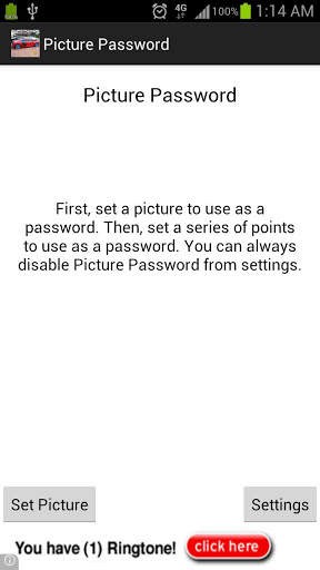 Picture Password screenshot 2