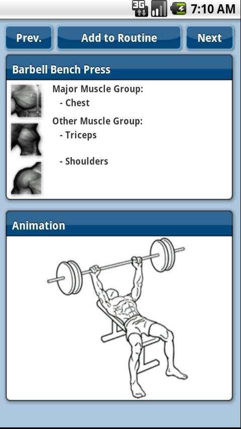 JEFIT Exercise Animation screenshot 2