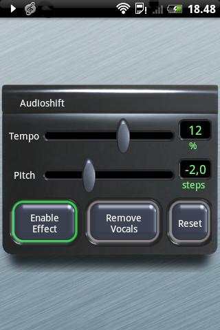 Audioshift Tempo+Pitch Free screenshot 1