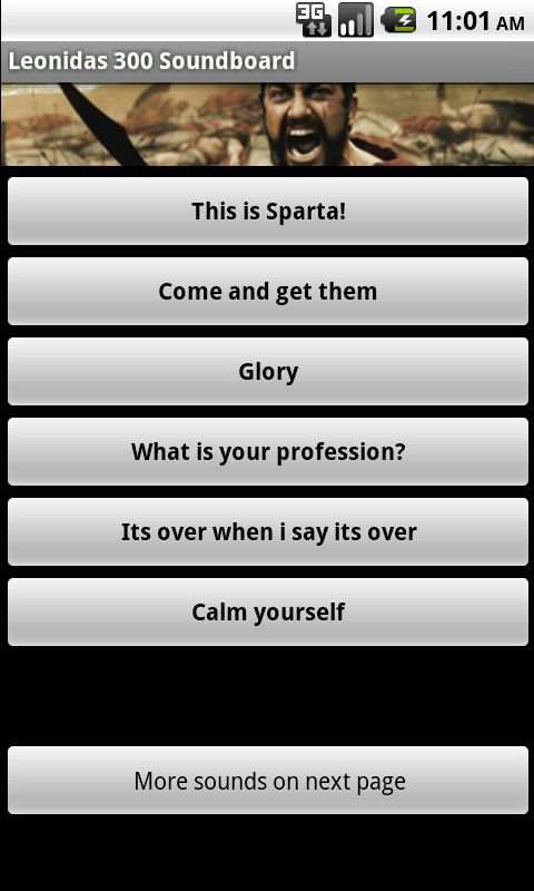leonidas 300 soundboard screenshot 3