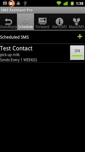 SMS Assistant Free 1 تصوير الشاشة