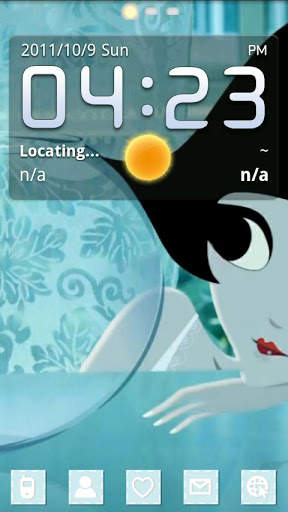 Miss Puff GO Launcher Theme screenshot 2