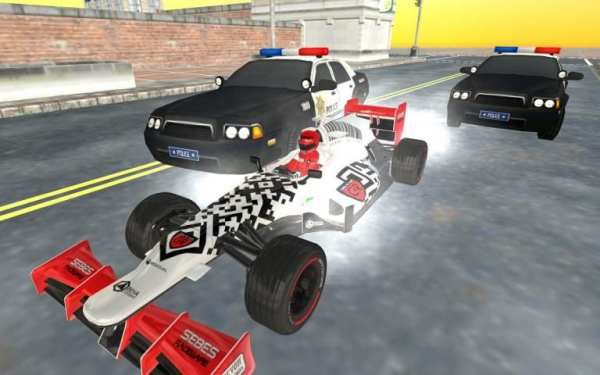 Formula vs Police Car Chase screenshot 2
