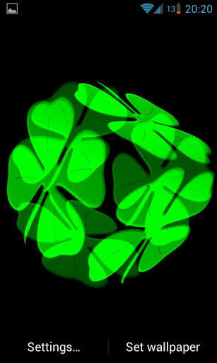 Clover 3D Live Wallpaper screenshot 3