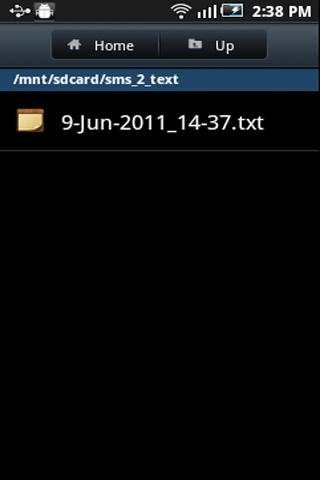 sms to text (local backup) screenshot 4