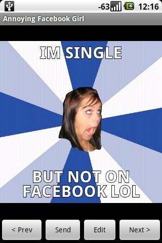 Annoying Facebook Girl screenshot 1