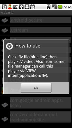 FLV Player (alpha version) screenshot 1