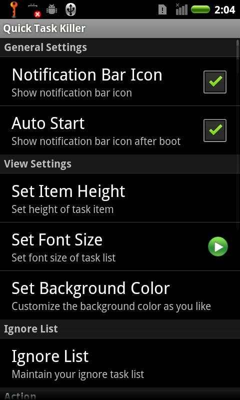 Quick App Killer Pro screenshot 2