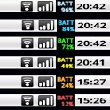 Battery Fuel Gauge Status Bar icon