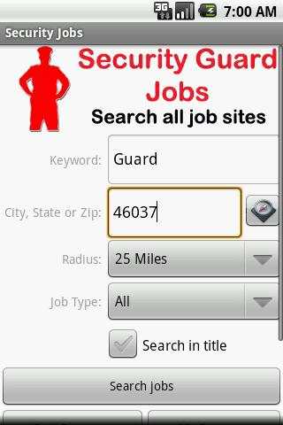 Security Guard Jobs screenshot 1