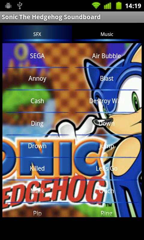 Sonic The Hedgehog Soundboard screenshot 1