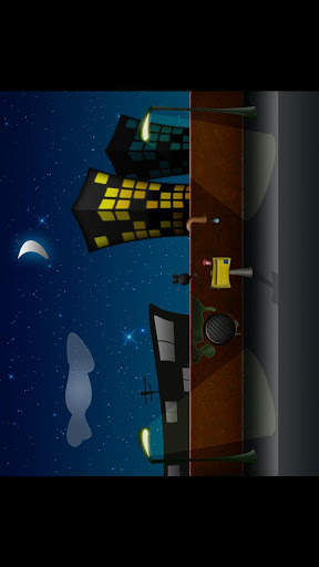 Street Night Go Launcher Theme скриншот 4