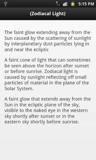 Astronomy Dictionary screenshot 4